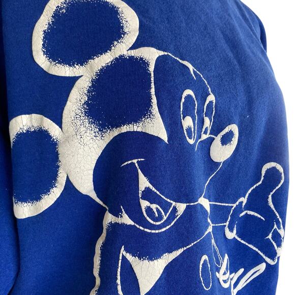 Vintage 90s Disney Mickey Mouse Sweatshirt Large - Picture 9 of 16